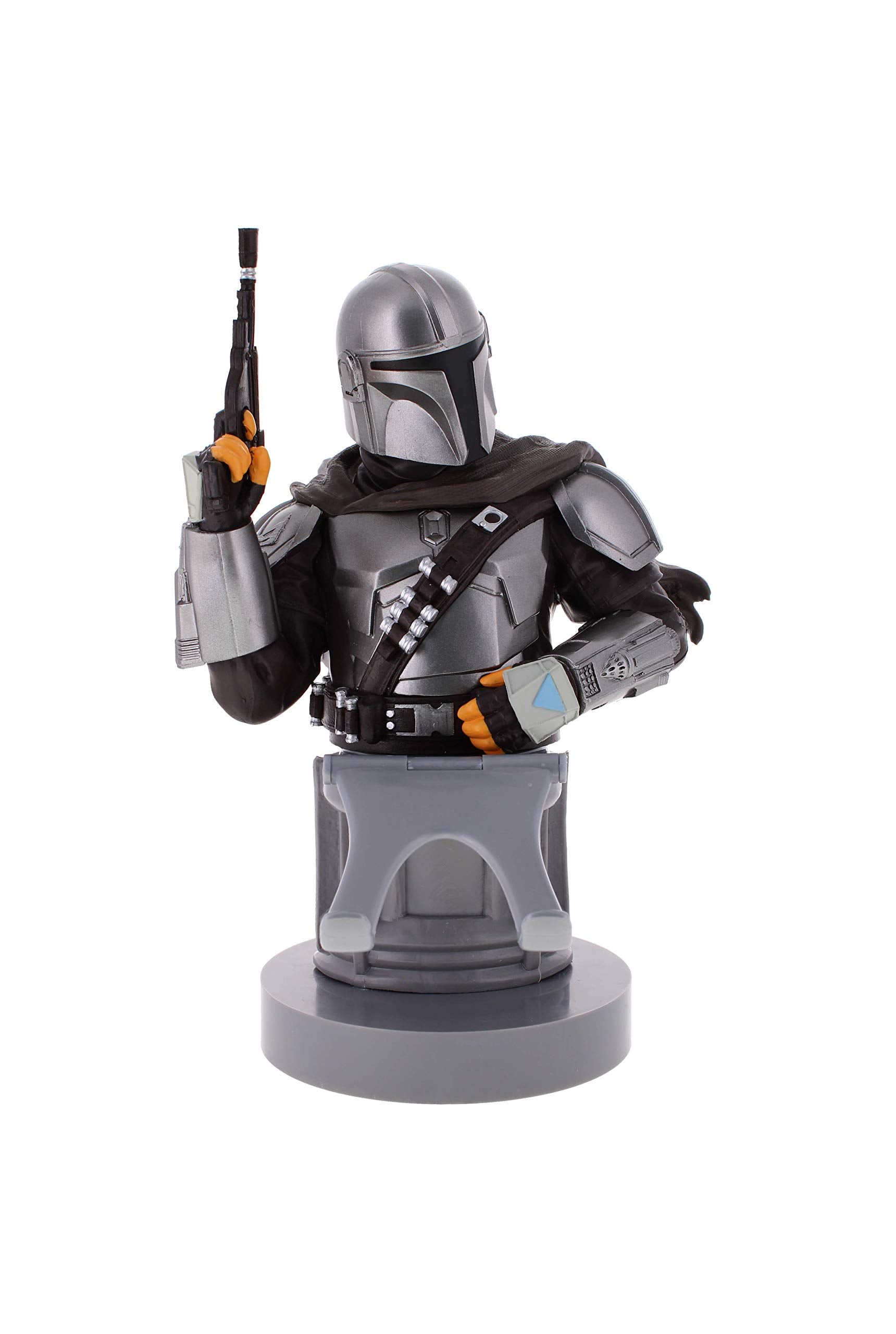 Cable Guys - Star Wars The Mandalorian Gaming Accessories Holder & Phone Holder For Most Controller ( XBOX - , Play Station, Nintendo Switch) & Phone Cable Guys - Star Wars The Mandalorian Gaming Accessories Holder & Phone Holder For Most Controller ( XBOX - , Play Station, Nintendo Switch) & Phone
